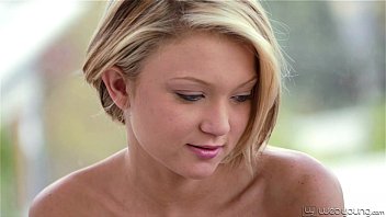 Lesbian blonde teen sex small tits