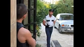 Policial bandido gay sexo amador