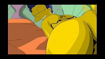 Homer simpson fazendo sexo com a marge