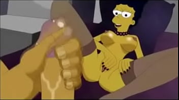 Fazendo sexo com fantasia dos simpsons