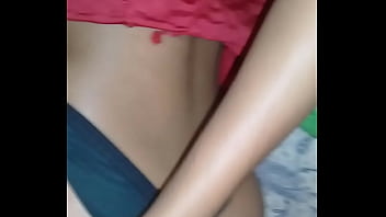 Magrinha sexo calcinha branca