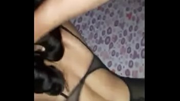 Anal sex doggy style side view hair pulling