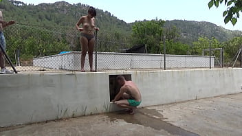 Sexi na piscina vizinhas