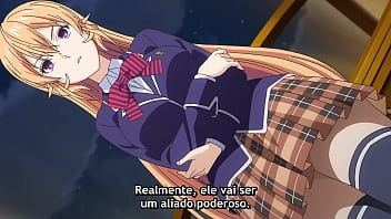 Sexo com peituda anime legendado