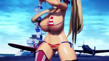 Kancolle shimakaze cosplay porn sex friend