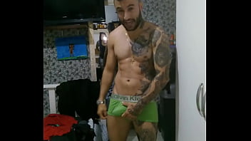 Homens lindo de cueca fazer sexo gay