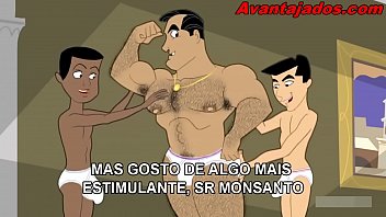 O máskara em desenho animado sexo gay