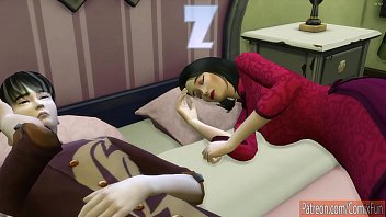 Mae e filho na cama de motel sexo