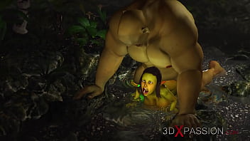 Animation monster gilr sex