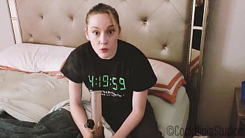 Cock ninja studios nerdy little sister blackmailed for sex