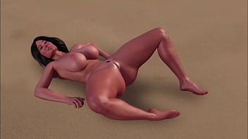 Sexo bucetao mulata na praia