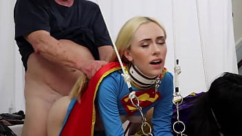 Supergirl lesbian sex with a redhead