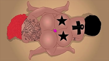 Gif de desenho de sexo anal homem e mulger preta