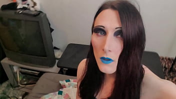 Linda garota trans sexo