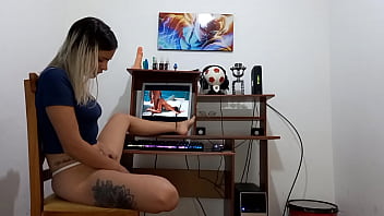 Assistindo a gostosa porno