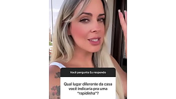 Loira responde sexo ou chocolate