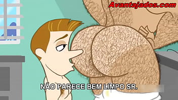 Homens avantajado sexo gay