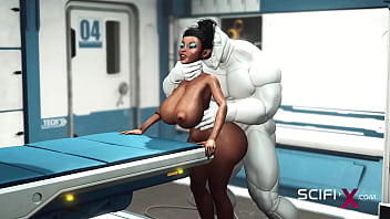 Big boobs robot sex fucking