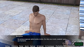 Sexo e massagem na piscina boa foda