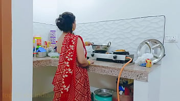 Brother sister kitchen sex