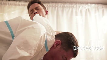 Video gay room clean sex spank