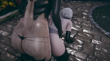 2b x a2 cosplay sex