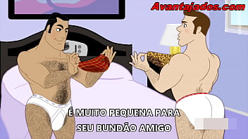 Sexo gay com padrasto hq