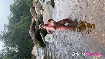 Loira sexo cachoeira