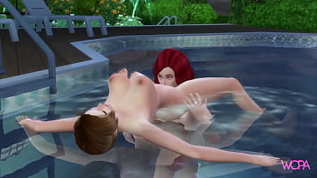Hentai sexo na piscina