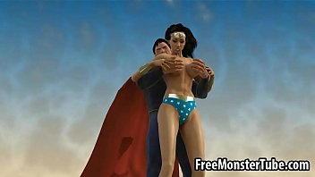Superman e mulher maravilha sexo