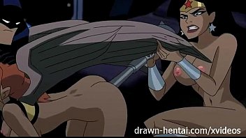 Sex wonder woman & power girl hq